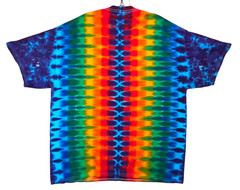 Tie Dye Shirt | Rainbow DNA Honeycomb | Handmade | Unisex | Tall | Women’s
