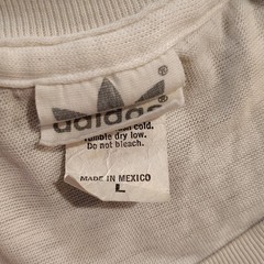 adidas The Essence of Sports Cologne and Aftershave White Graphic Crew Neck T L