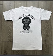 Authentic BAPE x Chrome Hearts Baby Milo Logo Tee