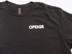 Ebay Open 25 T-Shirt Adult X-Large Black 100% Cotton 30th Anniver Promo Item NOS