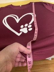 Unbranded Maroon Graphic T Shirt, See Pics For Measurements