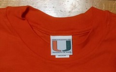Vintage Miami Hurricanes Football t shirt NEW deadstock official Merchandise