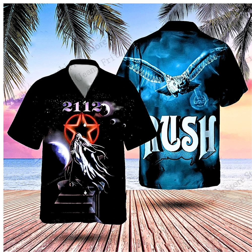 Rush 2112 Studio Album Hawaiian Shirt 3D Full Size S-5XL BB720