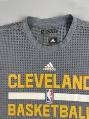 Adidas Cleveland Cavaliers Basketball ClimaCool Long Sleeve Shirt Men’s M Gray