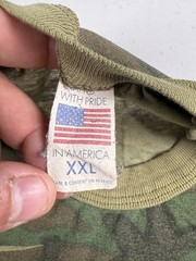 Vintage 90s Mens 2XL Single Stitch Camo T Shirt ( See measurements fits smaller)