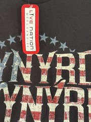 VTG Lynyrd Skynyrd Live Nation Front Graphic Tee Shirt Size XL NWT Fast Shipping