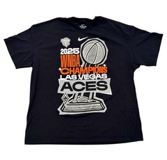 Las Vegas Aces Nike Unisex 2025 WNBA Finals Champions Locker Room Sz XL T-Shit