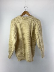 Other Brands Knit Sweater (Thick) M Wool CRM Solid Color