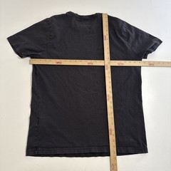 Lucky Brand T-Shirt Adult XL Charcoal Gray Short Sleeve Graphic Tee Spell Out