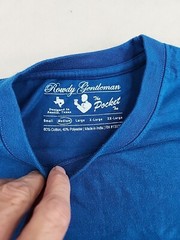Rowdy Gentlemen Reagan Bush 84 Logo Mens Medium Blue Long Sleeve T-shirt