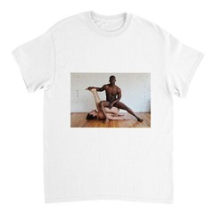 Heavyweight Unisex Crewneck T-shirt Gay related Pattern