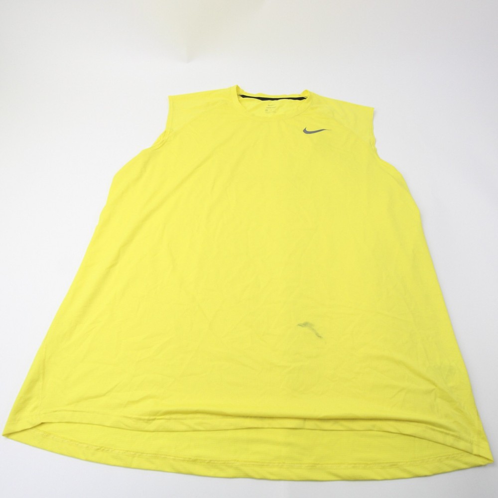 Nike Pro Sleeveless Shirt Men’s Yellow Used 3XL