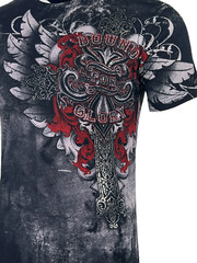 Xtreme Couture By Affliction Men’s T-Shirt SALVATION Black Wings Cross S-5XL