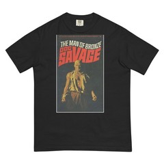 Doc Savage Man of Bronze heavyweight t-shirt