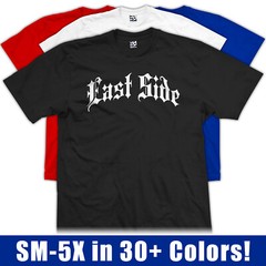 East Side Thug T-Shirt | Old English Streetwear Eastside Dad Mens Tee Shirt
