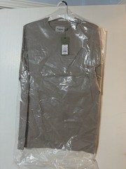 Goodfellow & Co Men’s Standard Fit Long Sleeve Pocket T-Shirt Taupe Size M