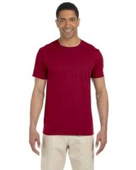 Gildan G640 Adult Unisex Softstyle® tshirt MD Medium Cardinal Red Shirt
