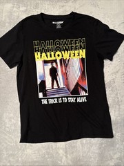 Official John Carpenter’s Halloween the movie Poster T-Shirt Size L Jason Voorhe