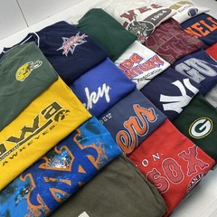 Wholesale Lot of 20 Men’s Sports Tee Shirts (Size Breakdown in Desc)