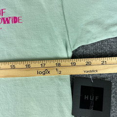 HUF Worldwide T-Shirt Green M Mission Rotten Apple Skidrokyo Shibuya Meltdown