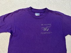 Vintage 1980s 80s 1989 Telluride Colorado Hang Gliding Festival Neon T-Shirt S M