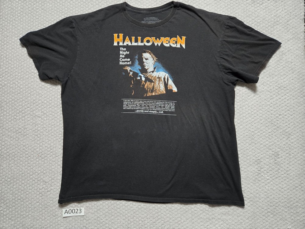 Michael Myers John Carpenter’s Halloween T-Shirt ~ Men’s 3XL ~ Black
