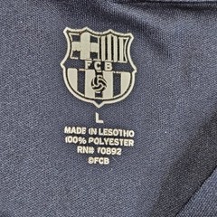 FC Barcelona T-Shirt Mens L Blue Soccer Jersey Graphic Short Sleeve