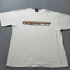 Vintage Mecca T Shirt Mens XL Graphic Print Skater Grunge Japanese Y2K 2000s