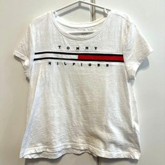 TOMMY HILFIGER T-Shirt Set 2pcs Size S 110 for Kids 6-7 Years