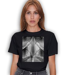 New York City T-shirt Yrk City Brooklyn Bridge Vintage Shirt