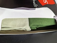 Mens Hanes Crew Slim Fit T-Shirts Originals Neck Stretch Ultimate 2-Pack Size L