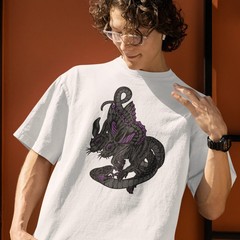 Men’s Oversized Round Neck Streetwear T-Shirt Soft Cotton Casual Wear Comfort