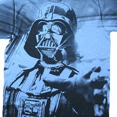 Star Wars Hand Of Vader Men’s Black/Blue Graphic Print T-Shirt – NWT