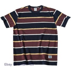 NON STOCK Ivy League Striped Crew Neck T Shirts Preppy Style Men’s Casual Tee