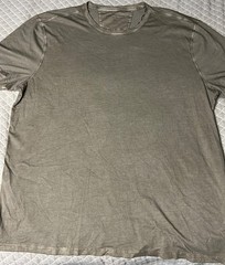 John Varvatos T-Shirt Men’s Olive Green Short Sleeve 100% Cotton Size XXL NWOT