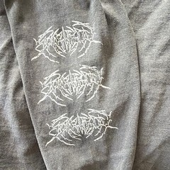 Spiritbox 2025 Tour Shaka Wear Super Max Heavy Gray Graphic Long Sleeve Tee XL