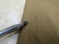 Rothco Marines Tshirt Coyote Brown IRREGULAR DEFECT Discoloration Down T-Shirt