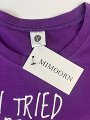 Mimooran “I Tried Being Normal Once” Purple tshirt Size S