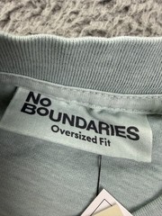 No Boundaries Shirt Mens Small Light Blue Renegade Skull Biker Graphic Tee Moto