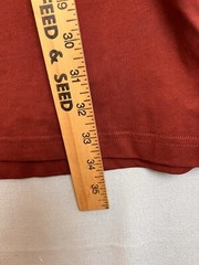 Land’s End Super T Men’s 2XL Burgundy Long Length Outdoors Casual Work Layering