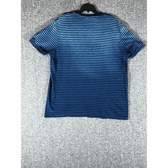 Lucky Brand Mens True Indigo Striped T-Shirt Blue Crew Neck XL New With Tags