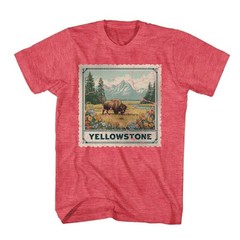 Yellowstone National Park Shirt Wyoming Souvenir Shirt Stamp USA Camping Hiking