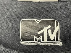 Vintage MTV Astronaut T Shirt Mens 3XL Black Graphic Logo Tee