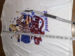 Dolly Pardon For President Sequins Tshirt Unisex 2XL Big Américan Patriotic ‘16