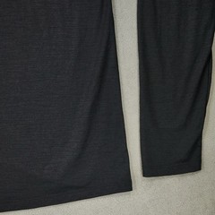 Teton Gravity Research Shirt sz XXL Mens Black Logo Base Layer Performance Wool