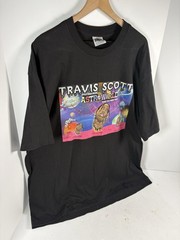 Travis Scott Astroworld Wish You Were Here Graphic T Shirt Black 2XL Rap Tee