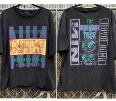 1995 Nine Inch Nails Tour 2 Side Black Unisex T shirt 21D391