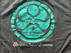 HAWAIIAN ISLAND CREATIONS SZ L GRAY SHORT SLEEVE T-SHIRT…SEE DESCRIPTION