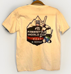 Shirt USA World Cup Ski 2024 Waterville Valley NH YOUTH LARGE Teen FIS Official