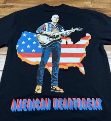 Zach Bryan American Heartbreak Tour Shirt Long Sleeve Black Small
